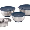 Chef Bowl Set with Lids & Graters
