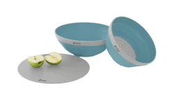 Collaps Bowl & Colander Set Classic Blue