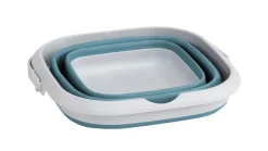 Collaps Bucket Square w/lid Classic Blue
