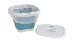 Collaps Bucket Square w/lid Classic Blue