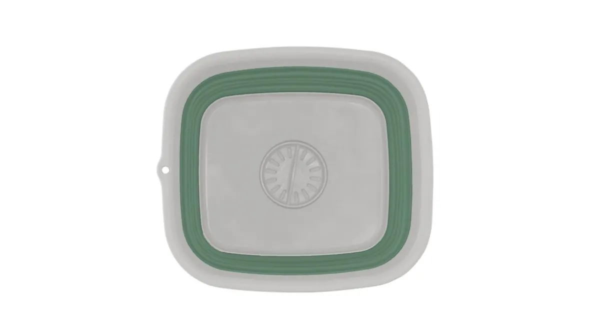 Collaps Wash Bowl w/drain Shadow Green