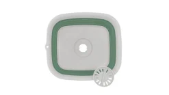 Collaps Wash Bowl w/drain Shadow Green