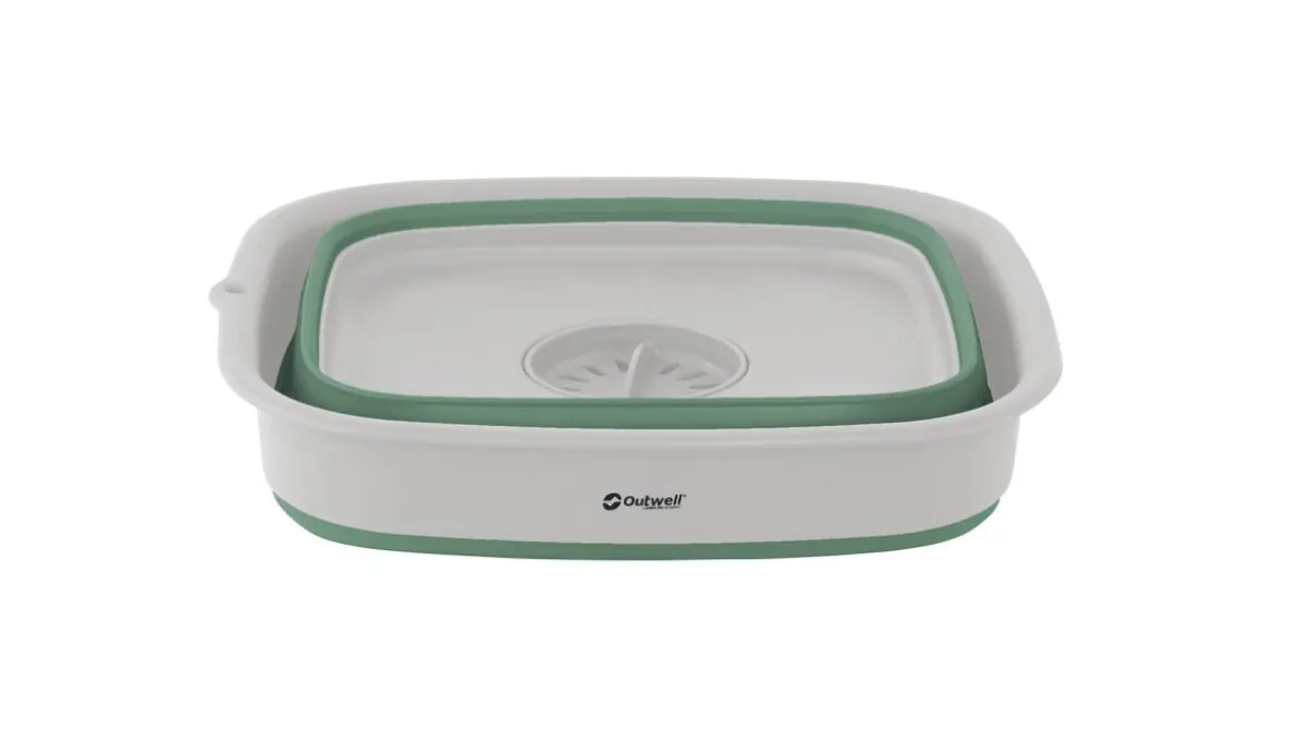 Collaps Wash Bowl w/drain Shadow Green
