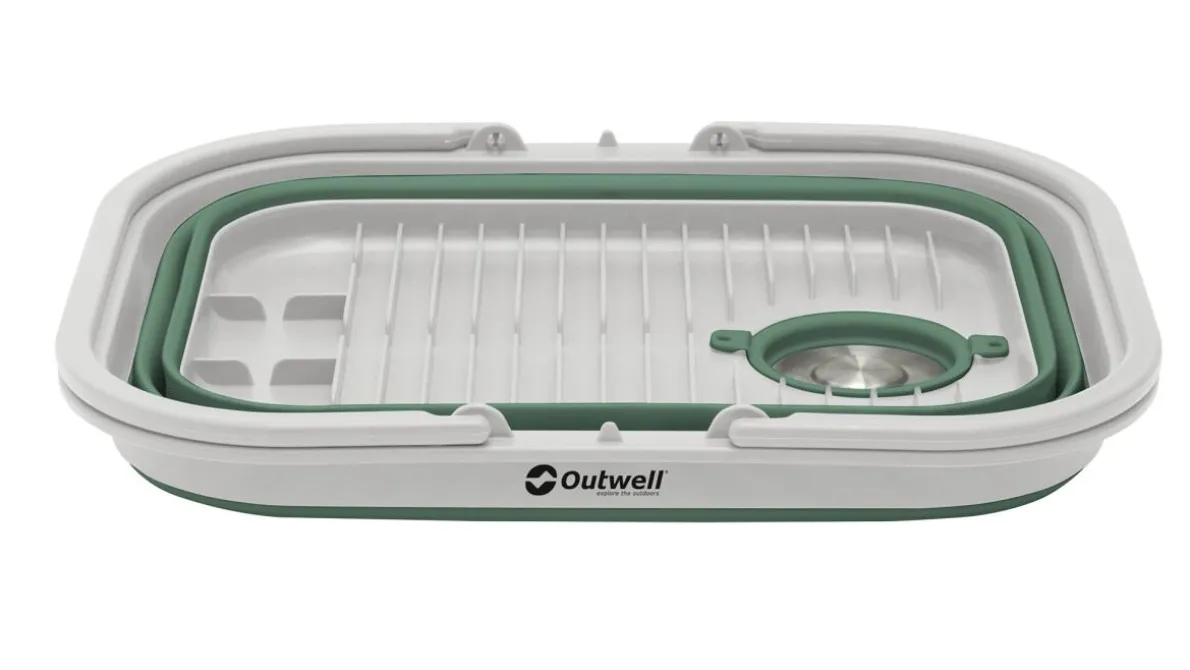 Collaps Washing Base w/handle & lid Shadow Green
