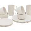 Delish 4 Person Dinner Set Sandstone