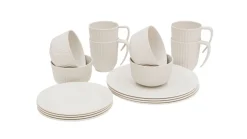 Delish 4 Person Dinner Set Sandstone