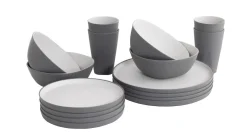 Gala 4 Person Dinner Set Grey Mist