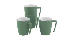 Gala 4 Person Mug Set Shadow Green