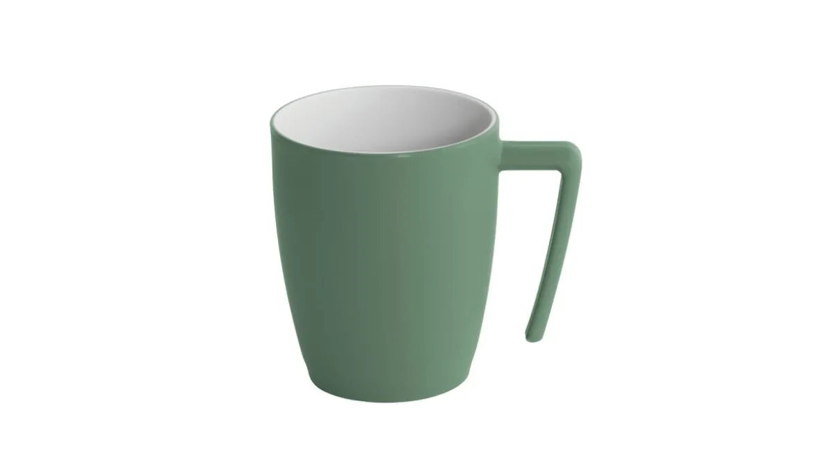 Gala 4 Person Mug Set Shadow Green