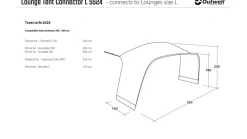 Lounge L Tent Connector