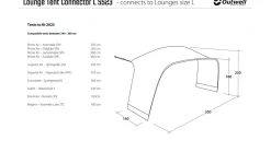 Lounge L Tent Connector